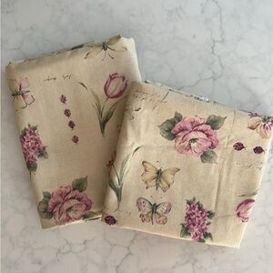 Flowers, Butterflies, Dragonflies, and Ladybugs Rectangular Tablecloth